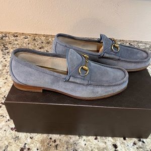 Men Gucci Suede Loafers